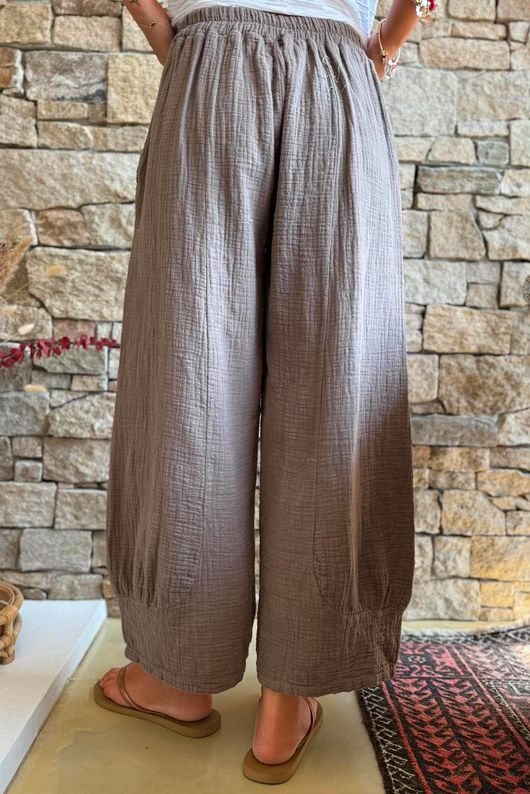 Santos Cushion Cotton Quirky Pant Earth 